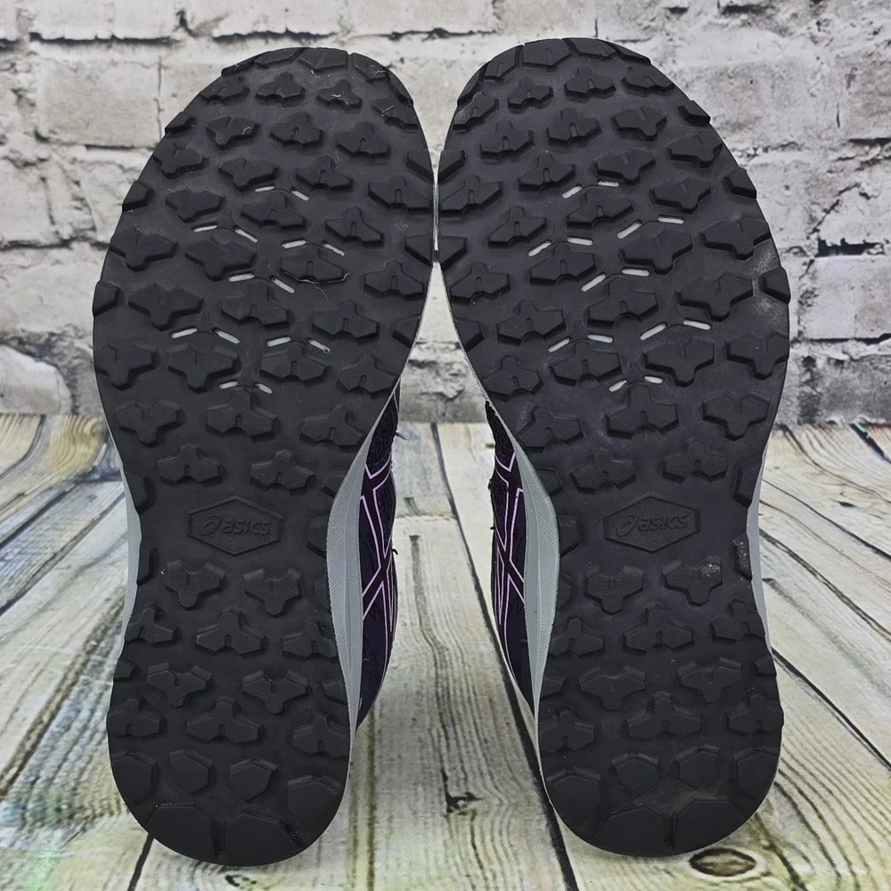ASICS Frequent Trail Running Shoes Womens 10 Purple 1012A022 Hiking Sneakers - Picture 8 of 9